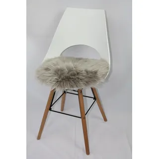 Heitmann-Felle Stuhlkissen Lamm 45 x 45 cm Grau