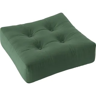Karup Design Pouf "More Pouf - Multifunktionales und bequemes Bodenkissen" Flexibel einsetzbar, stapelbar & in vielen Farben erhältlich, olivgrün