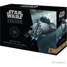 Atomic Mass Games , Star Wars Legion: Galactic Republic Expansions: Infantry Support Platform, Unit Expansion, Miniatures Game, Ages 14+, 2 Players, 90 Minutes Playing Time