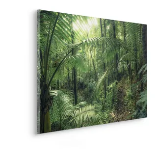 KOMAR »Jungleflair - Größe 90 x 60 cm« - Bild, Leinwandbild Landschaftsmotiv, Wohnzimmer, Schlafzimmer