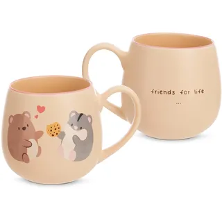 NICI Teetasse 0,4 l Beige 2 St.