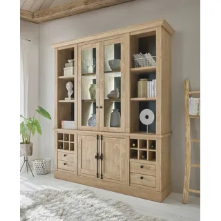 Home Affaire Buffet Cornwall Küchenschrank im Landhausstil 193 x 42 x 214 cm BRAUN