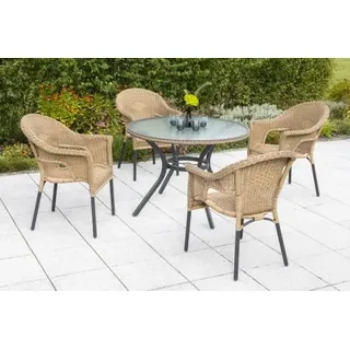 Merxx Ravenna Set 5-tlg. Natur/Anthrazit