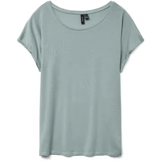 Vero Moda Vmava Plain Ss Top Grau L