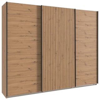 WIMEX Schwebetürenschrank Eiche Artisan, - 300x216x65 cm