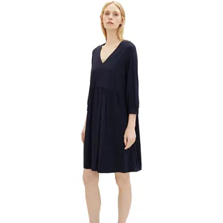 TOM TAILOR Damen Kleid mit V-Ausschnitt