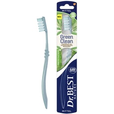 Bild GreenClean Zahnbürste, Mittel (1 Stück) Zahnbürste aus nachwachsenden Rohstoffen