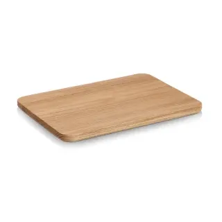 Zeller Schneidebrett, aus Eiche FSC® 100 %, Hochwertiges Holzbrett für funktionales Kochen und Anrichten, Maße (L x B x H): 35 x 25 x 1,9 cm