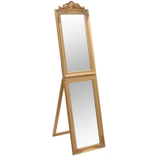 vidaXL Standspiegel Golden 40x160 cm - Gold
