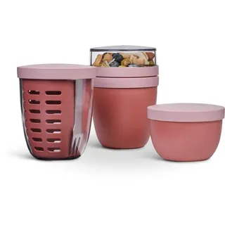 Mepal Ellipse 3-teiliges Set mauve 0,35 l, 0,5 l, 0,6 l