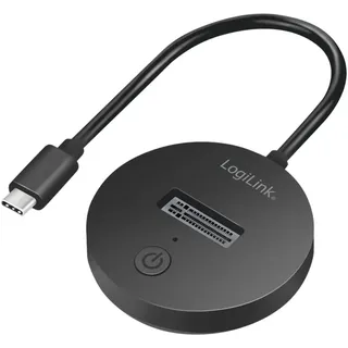 Logilink USB 3.2 Gen 2) M.2 PCIe NVMe 1 Port Festplatten-Dockingstation