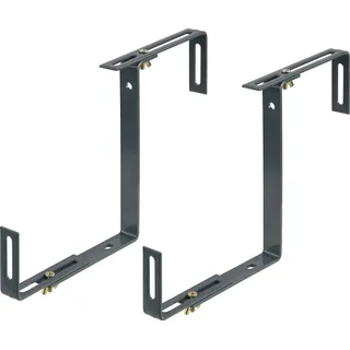 Balkonkastenhalter 2er Set Anthrazit