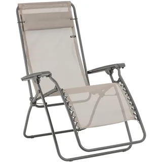 Lafuma Mobilier - Relaxsessel Zero Gravity RT 2 - Klappbarer Liegestuhl für Terrasse und Garten - Strapazierfähiges Batyline-Gewebe - Mehrpositionenliege, Komfortabel, Frankreich - Braun Kastanie