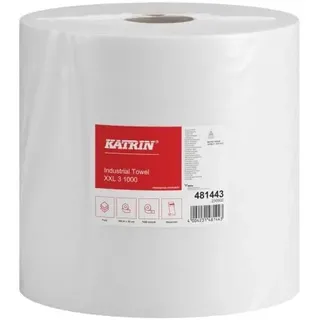 Katrin 481443 Basic XXL 3 Putztuchrolle 3-lagig, weiß 1 Stk.)