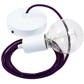 Creative Cables Rm14 50 Cm Hängelampe - Violet / White - One Size