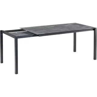 BEST Freizeitmöbel Palazzo Ausziehtisch 160-210 x 90 x 75 cm Anthrazit