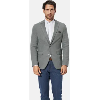 Jerseysakko BABISTA "Jersey-Sakko TANDOR", Herren, Gr. 52, grün (dunkelgrün melange), Obermaterial: 70% Baumwolle CO. 30% Polyester COOLMAX PES(Coolmax)., Sakkos Jerseysakko