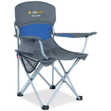 OZtrail Unisex-Youth Deluxe JUNIOR Chair Blue, Standard