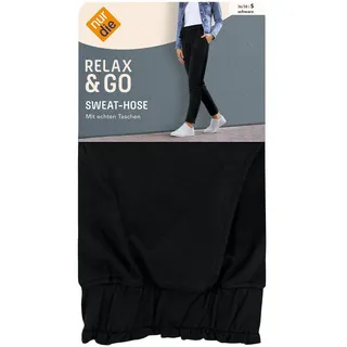 NUR DIE Sweathose Relax & Go schwarz 48-50