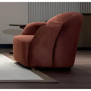 Club Chair Relaxsessel Lounge Sessel Komfort Modern Stilvoll - Braun