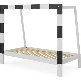 Kinderbett Vitalispa Football goal Weiß 80x160 cm ohne Matratze, Model 50194 - Weiß