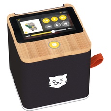 Bild von tigerbox Startpaket schwarz inklusive 4 Wochen tigertones Zugang Touch Display NFC Kinder Musikplayer Schule Kindergarten Hörspielwürfel Audioplayer Musikbox Geburtstag