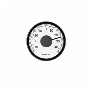 eva solo Außenthermometer für die Fensterscheibe Schwarz