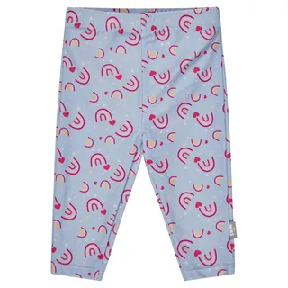 Sterntaler "Bade-Leggings Regenbogen", Damen, Gr. 80, EURO, blau (hellblau), Obermaterial: 82% Polyamid PA. 18% Elasthan EL., Badehosen Schwimmleggings