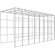 Bild von C-Ring-Gabione-Anbaukorb Typ 4 40 x 80 x 30 cm Maschenw 10 x 10 cm