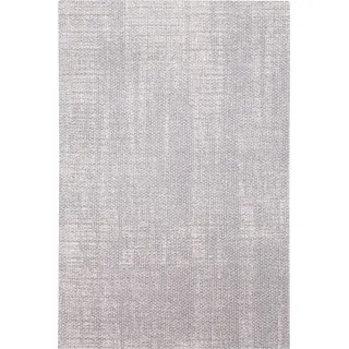 AGNELLA Diverse Eden Wohnzimmerteppich - Esszimmer, Flur, Schlafzimmer, 100% Wolle, Modern, Minimalistisch, Abstrakt Design, 133 x 180 cm - Hellgrau