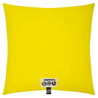 Zoeppritz Soft-Fleece Kissenhülle 702291, Gelb, 50 x 50 cm