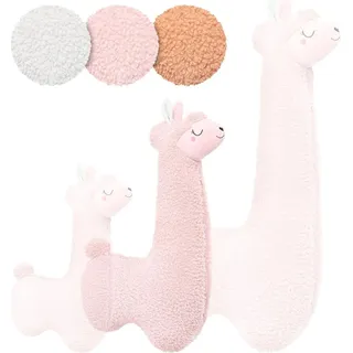 Engelshof Alpakas Münsterland Alpaka Seitenschläferkissen 100 x 30 cm Rosa