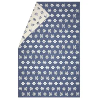 David Fussenegger Plaid 135 x 200 cm Jeans-Blau