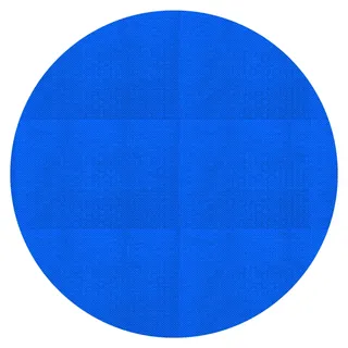 ECD Germany Pool Solarfolie rund Ø 366 cm Blau Pool Solarabdeckplane 400μm Solarplane Solarabdeckung zuschneidbar Poolabdeckung Wärmeplane Poolheizung - Blau