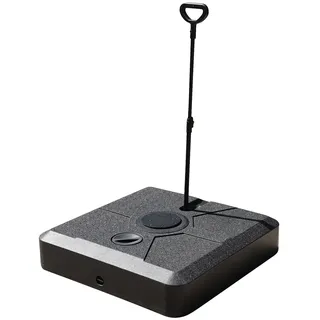 Gardissimo SMART 140kg Ampelschirmständer befüllbar mit Hebelfunktion und Rollen