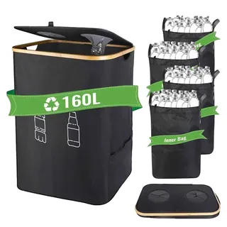 Aufbewahrungskorb, 105L Fassungsvermögen, faltbares Design, 160L 2PCS Set