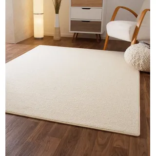 Steffensmeier Designer Teppich Modern Berber Sydney in Weiß, Wollsiegel Qualität, Größe: 200x250 cm