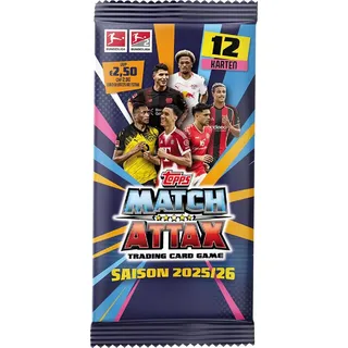 Topps Deutschland 076617 Topps Match Attax Bundesliga 2025/2026 Booster