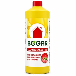 Bogaclean Clean & Smell Free Concentrate - Geruchsentferner & Reiniger - Ideal für Haushalt & Tierhaltung - Mikrobiologischer Geruchsneutralisierer & Enzymreiniger