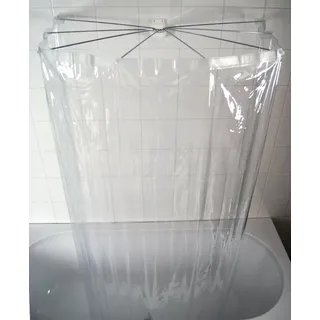 RIDDER Duschvorhang 210 x 170 cm transparent