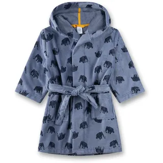 Sanetta Jungen-Bademantel blau Frottee Mammut | Hochwertiger und kuscheliger Bademantel aus Frottee für Jungen.