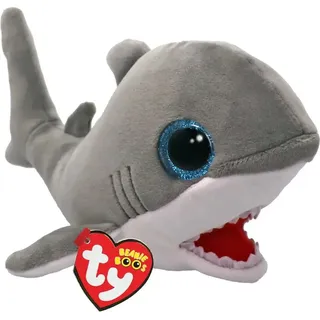 Ty 37376 - Hai Finnegan Shark - Beanie Boos Plüschtier - 15 cm