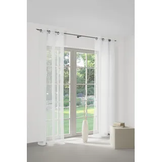Wirth Manuela Gardine Ösen 140 x 120 cm weiß