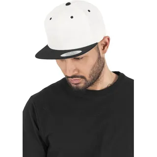 Flexfit Classic Snapback 2-Tone Cap Kappe, Natural/Black, One Size