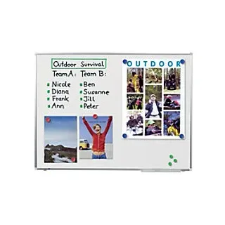 Legamaster Premium Plus Whiteboard Wandmontiert Magnetisch Emaille Einseitig 150 (B) x 120 (H) cm