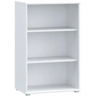 Forte Tempra Bücherregal 54 x 34,8 x 85,5 cm Weiß