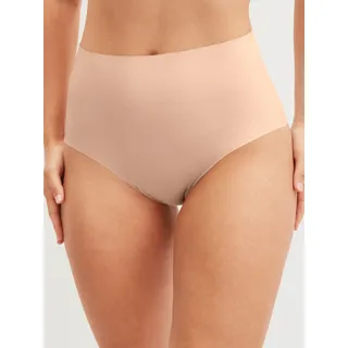 High-Waist-Slip CALIDA "Natural Skin", Damen, Gr. S (40/42), rose teint, Interlock, Obermaterial: 83% Modal (TENCELTM), 17% Elasthan, körpernah, Unterhosen High-Waist-Slip, mit hohem Bund, flache Abschlüsse, Interlock-Qualität