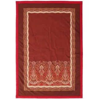 Bassetti Baumwoll-Plaid SABBIONETA Farbe Bordeaux R2 Größe 135x190