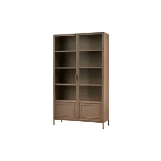 Woood Vitrine Ronja 110 x 43 x 189 cm Braun