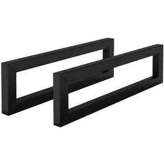 ML-Design Wandkonsole für Waschtisch, 500x150 mm, Schwarz, Stahl, Design Waschtischhalterung, Wandhalterung Unterbau für Waschtischplatte,